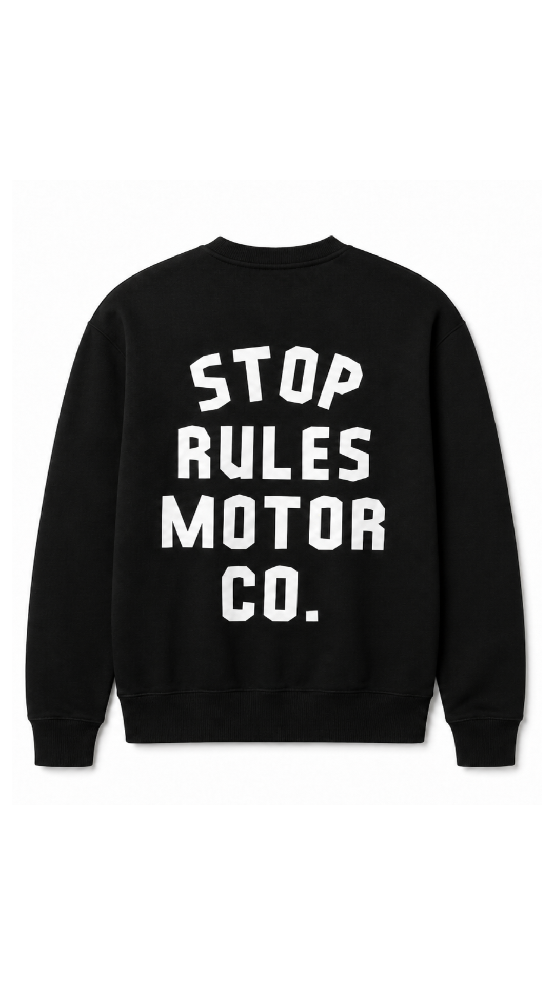 SRM CREWNECK SWEATSHIRT BLACK
